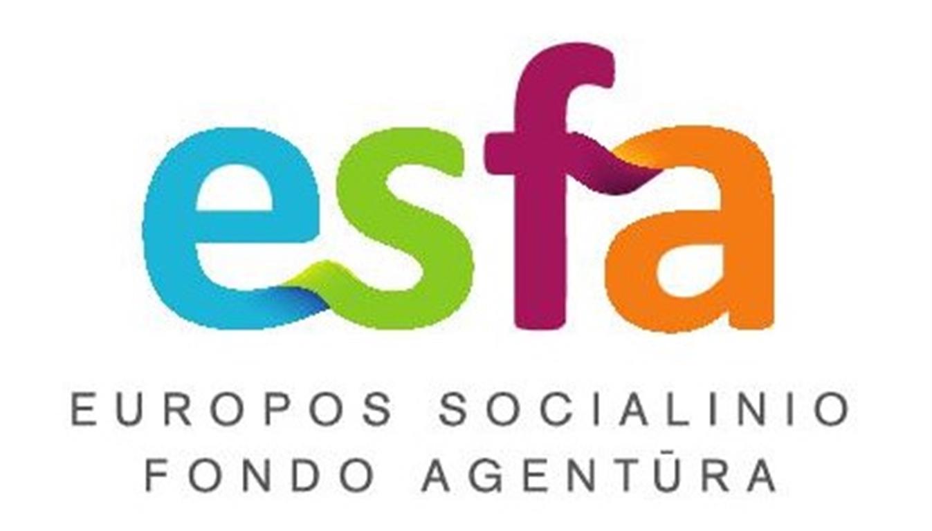 ESFA logo spalvoti